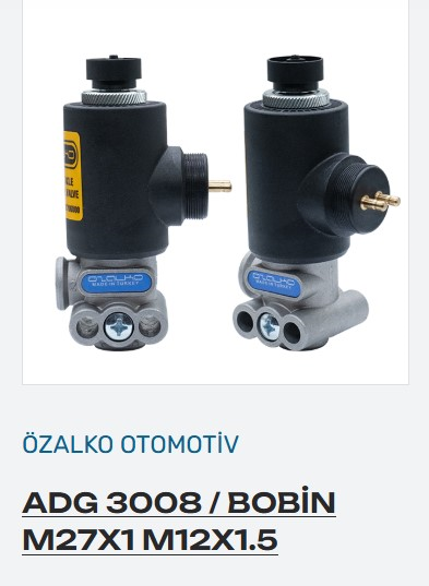 BAJONETLI BOBIN M16X1.5 2 FISLI TEPEDEN GIRIS